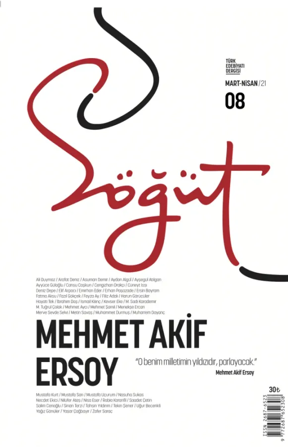 Söğüt - Türk Edebiyatı Dergisi Sayı 8 / Mart - Nisan 2021